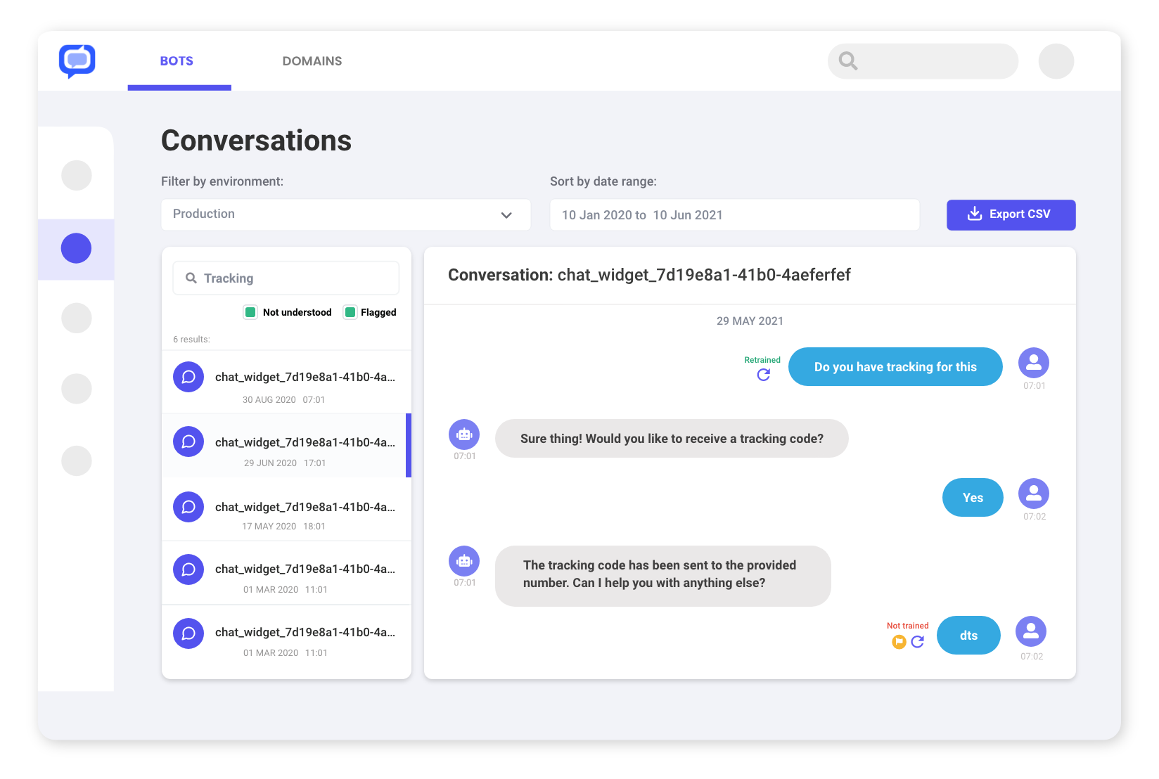EBM Chatbot Conversation Logs